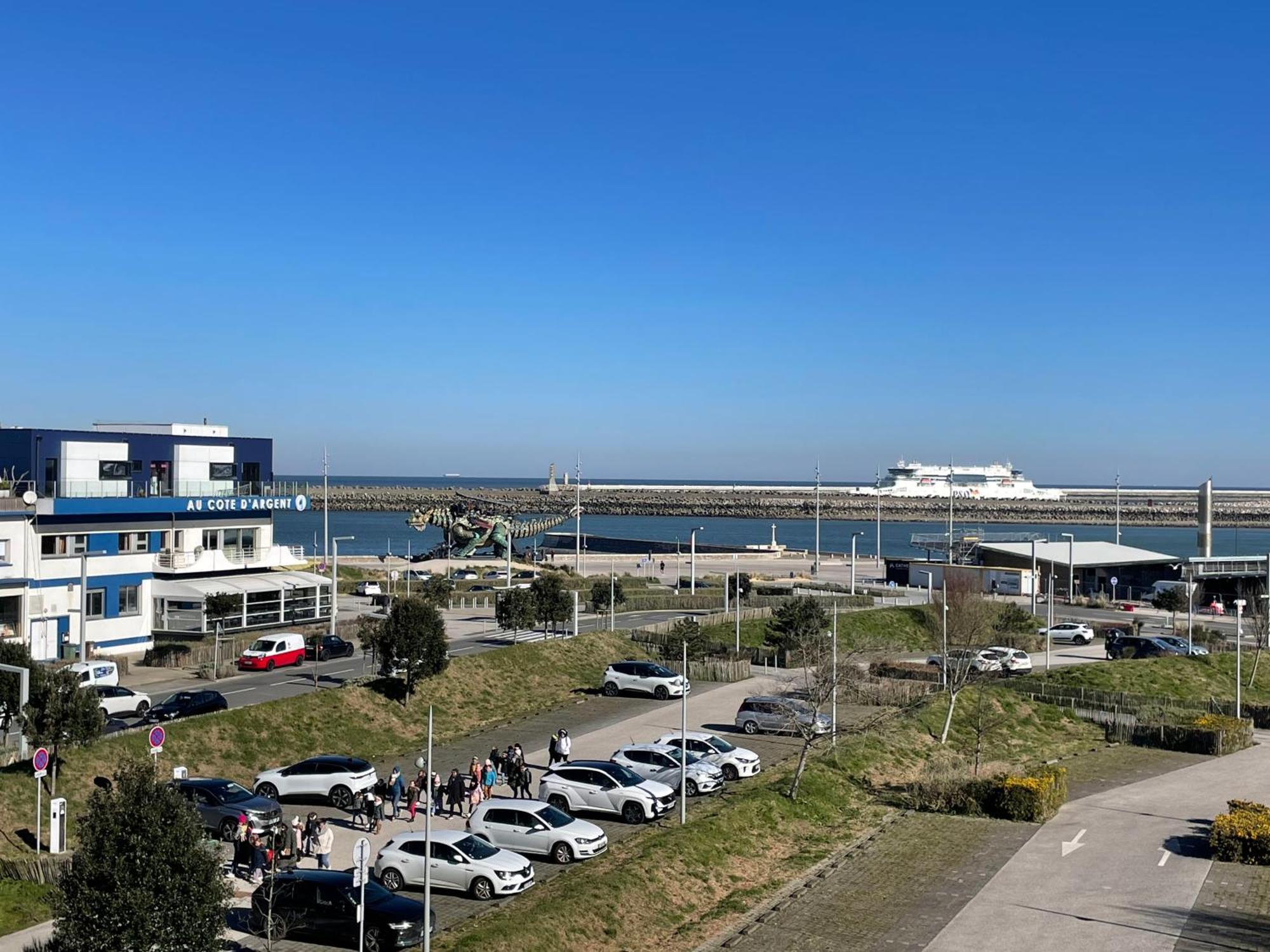 Studio Horizon Bleu, Vue Mer Calais Buitenkant foto